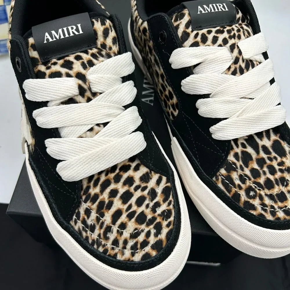 Men's Amiri  leopard  Sunset low top sneakers size 45